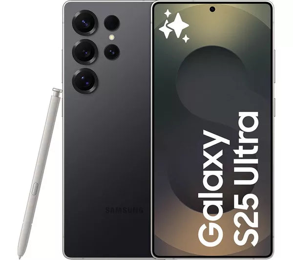 NEW SAMSUNG GALAXY S25 ULTRA - DUAL SIM - UNLOCKED - BLACK TITANIUM 256GB