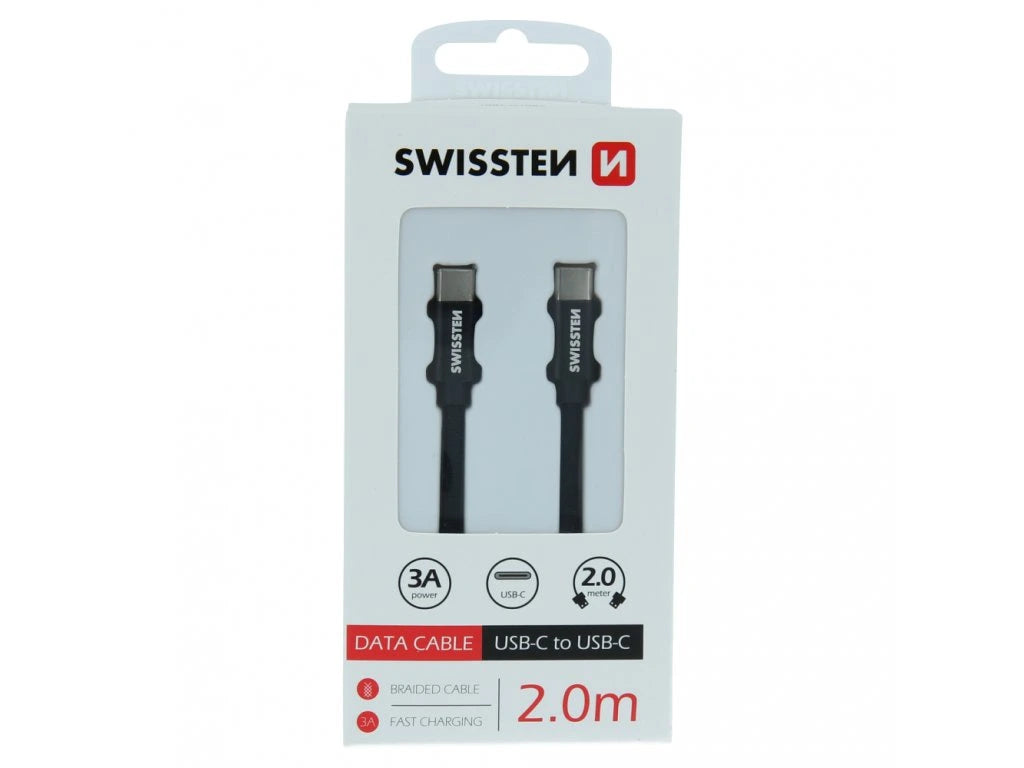 SWISSTEN TYPE C TO TYPE C 3A POWER - 2M