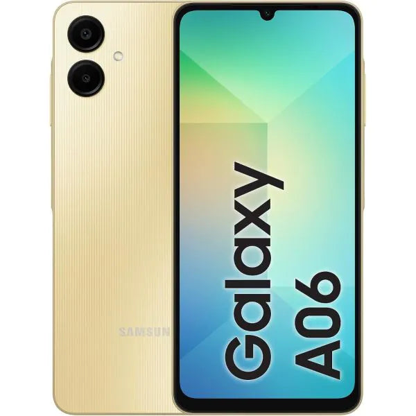 NEW SAMSUNG GALAXY A06 - DUAL SIM - UNLOCKED - GOLD 64GB