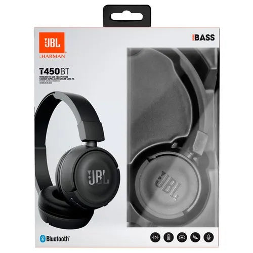 JBL WIRELESS HEADPHONE T450BT PURE BASS 11 HOURS