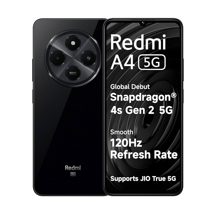NEW XIAOMI REDMI A4 5G - DUAL SIM - 128 GB - BLACK
