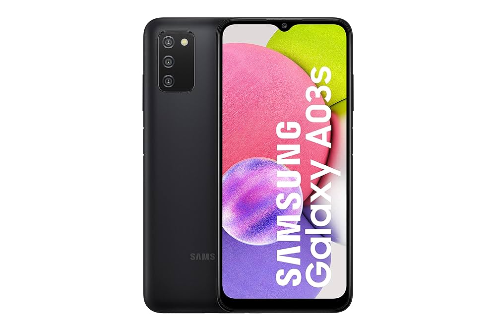 REFURBISHED SAMSUNG GALAXY A03S - DUAL SIM - UNLOCKED - BLACK 32GB