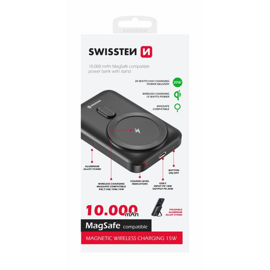 SWISSTEN MAGSAFE POWER BANK 10000MAH