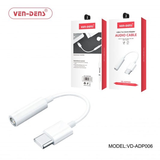 VEN-DENS - USB C TO 3.5MM - AUDIO CABLE