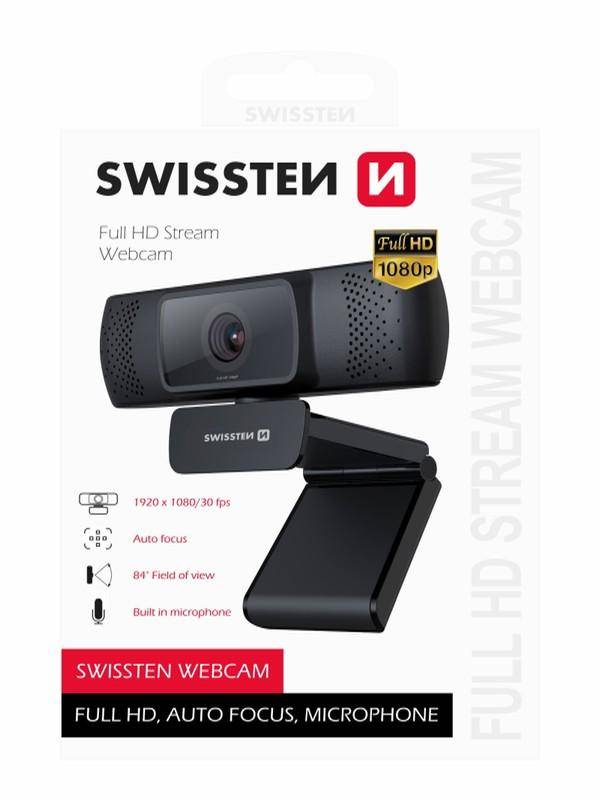 SWISSTEN WEBCAM - FULL HD - AUTO FOCUS WITH MIC