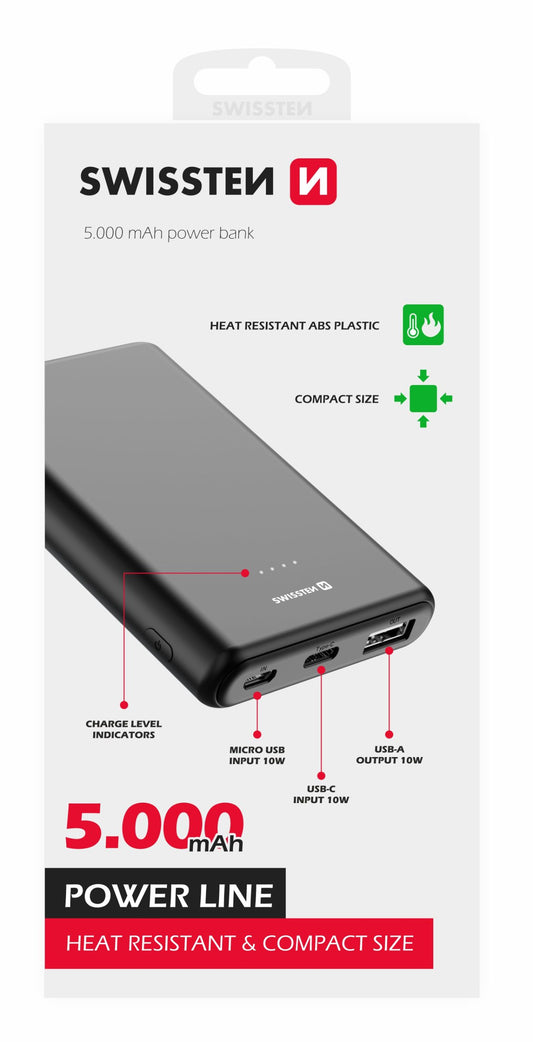 SWISSTEN POWER BANK 5000MAH