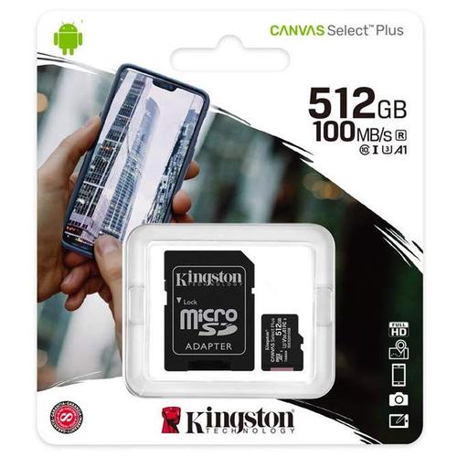 KINGSTON MICRO SD CARD + ADAPTER 512GB