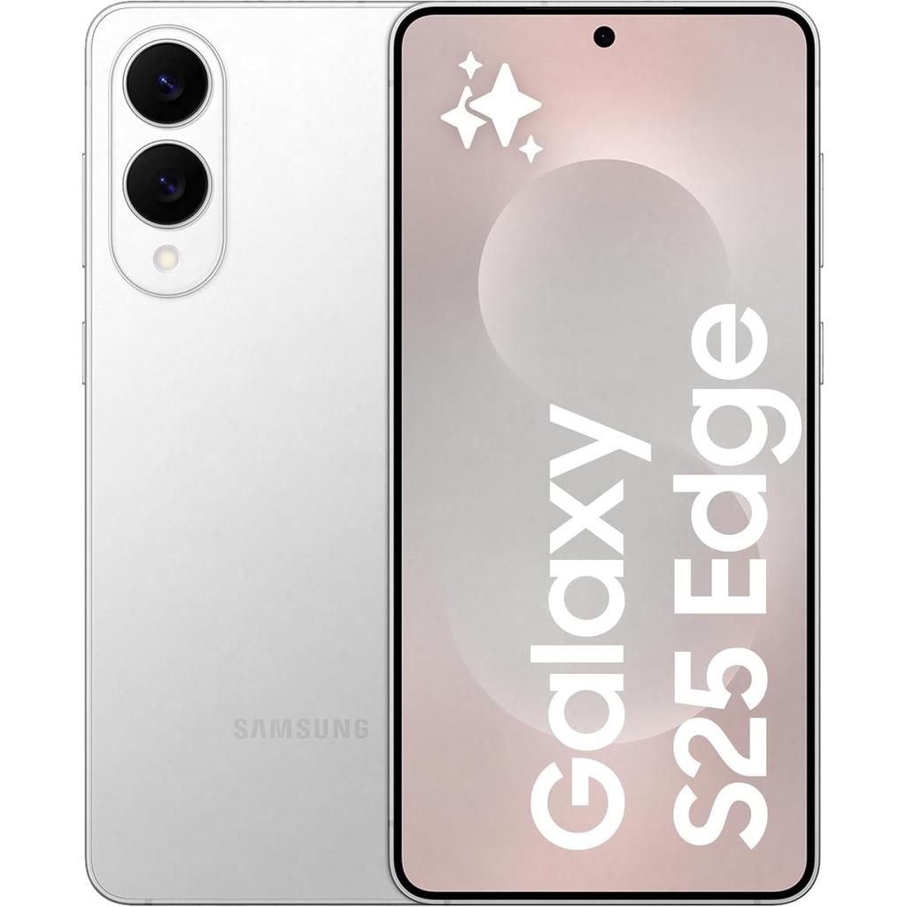 NEW SAMSUNG GALAXY S25 EDGE - DUAL SIM - UNLOCKED - TITANIUM SILVER 512GB