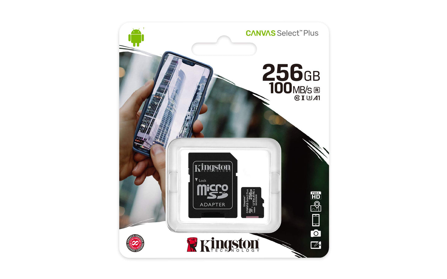 KINGSTON MICRO SD CARD + ADAPTER 256GB