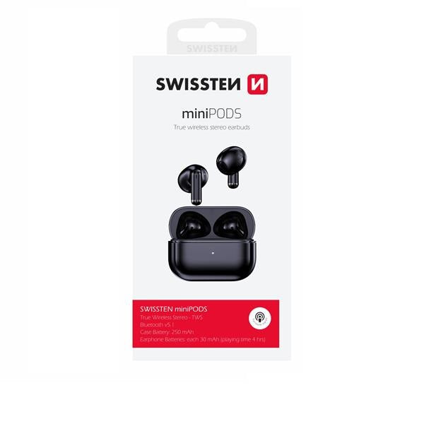 SWISSTEN TWS BLUETOOTH EARPHONES MINIPODS