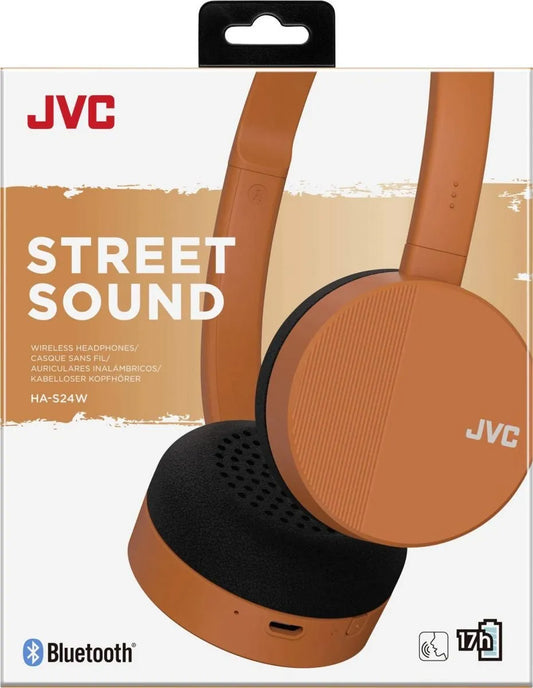JVC WIRELESS HEADPHONE STREET SOUND ORANGE