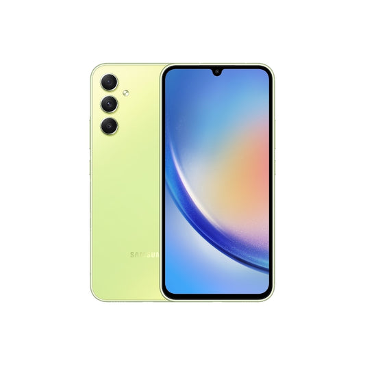 REFURBISHED SAMSUNG GALAXY A34 5G - DUAL SIM - UNLOCKED - AWESOME LIME 128GB