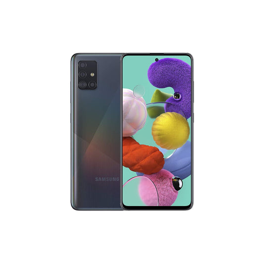 REFURBISHED SAMSUNG GALAXY A51 - DUAL SIM - UNLOCKED - MIDNIGHT 128GB