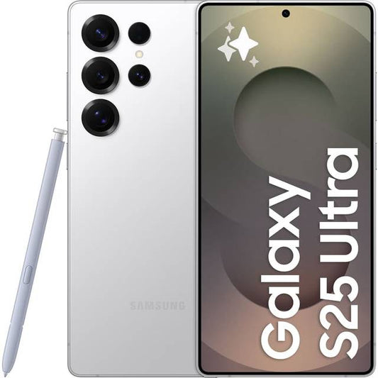 NEW SAMSUNG GALAXY S25 ULTRA - DUAL SIM - UNLOCKED - T. WHITESILVER 256GB