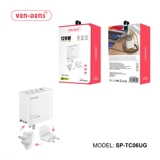 VEN-DENS - 120W FAST CHARGER - UNIVERSAL