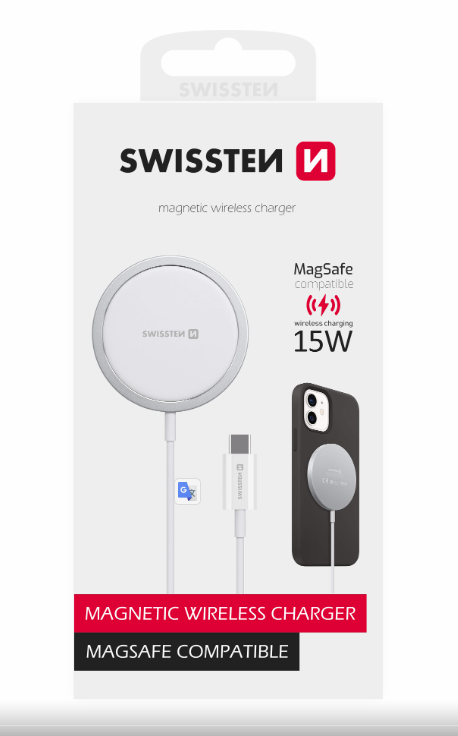 SWISSTEN 15W MAGSAFE WIRELEES CHARGER FOR IPHONE