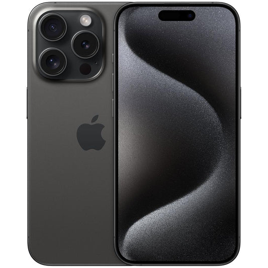 REFURBISHED APPLE IPHONE 15 PRO - DUAL SIM - UNLOCKED - BLACK T. 128GB