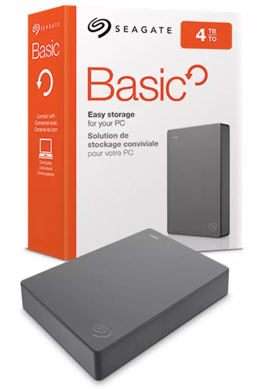 SEAGATE EXTERNAL HARDRIVE 4TB