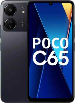 REFURBISHED POCO C65 - DUAL SIM - UNLOCKED - BLACK 256GB